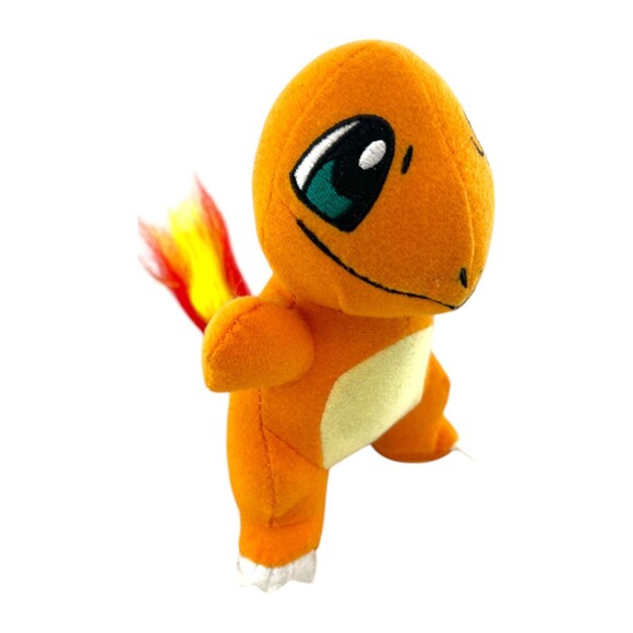OFFICIALLY LICENSED Nintendo Pokemon Charmander Plush Toy with Fuzzy Fire Tail - Picture 1 of 8